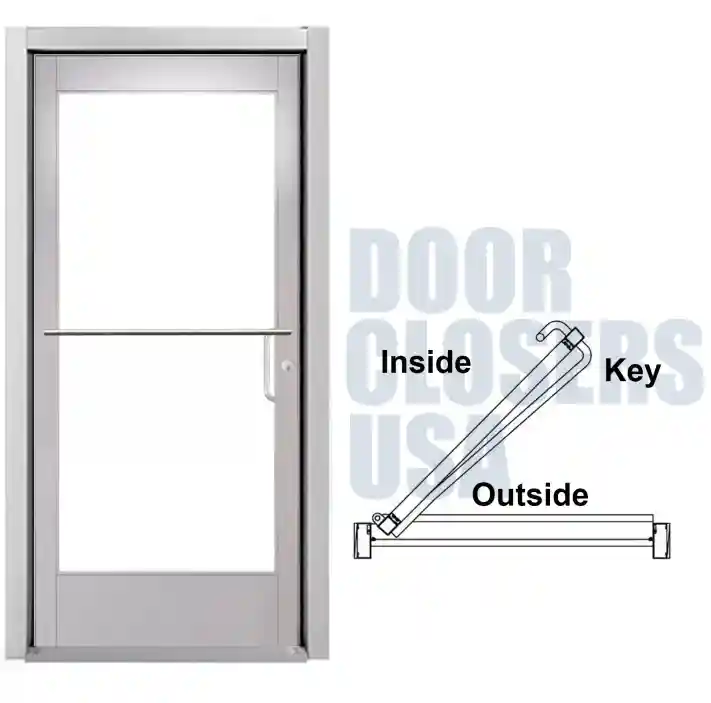 Left Hand<br> (Hinges On Left, Door Swings In)