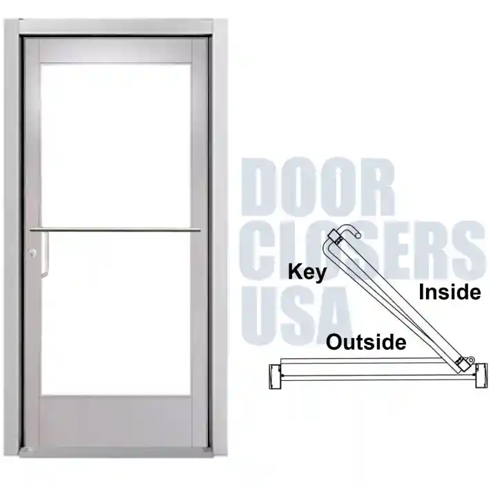 Right Hand<br> (Hinges On Right, Door Swings In)