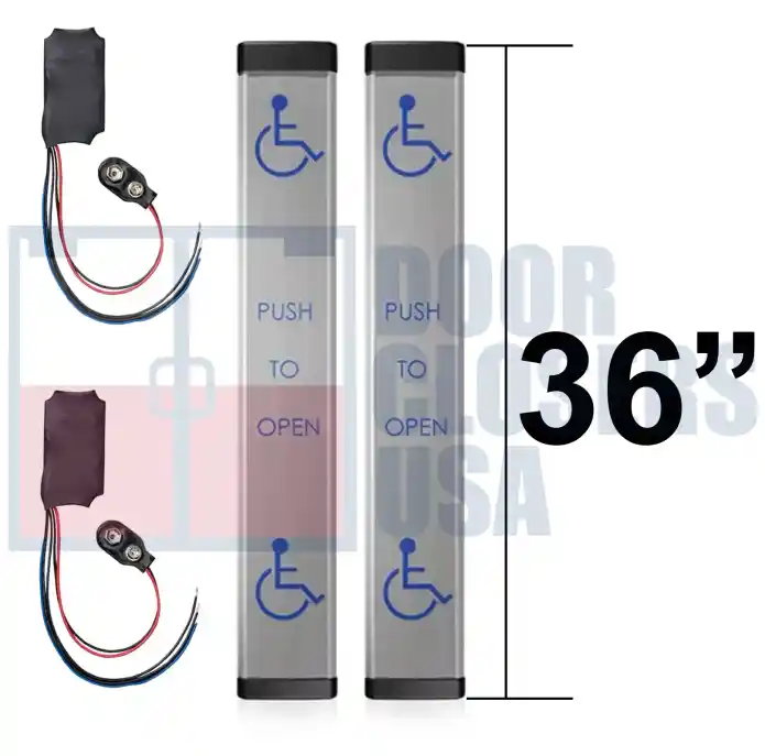 Include (2) Wireless California Compliant Activation Switches