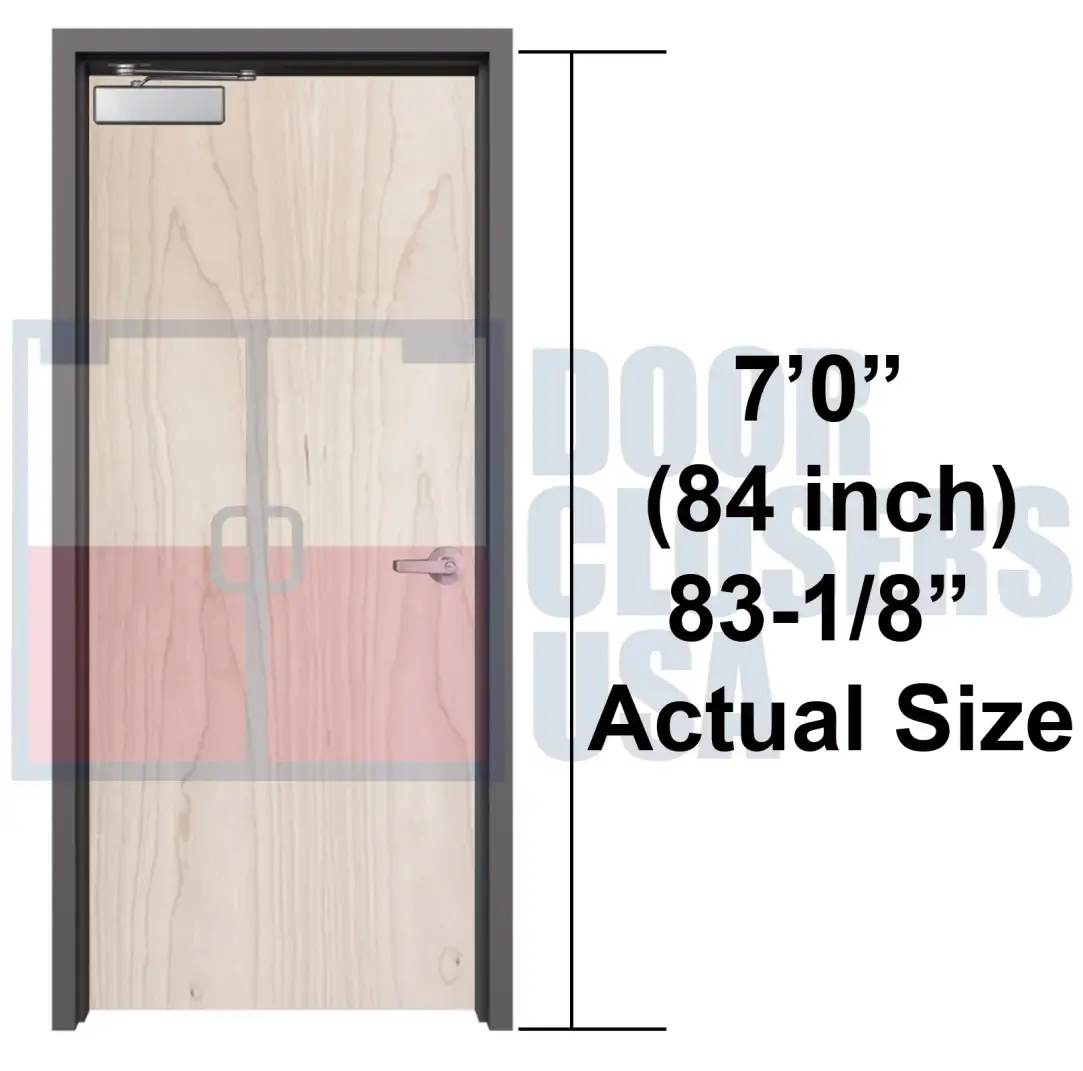 7'0" (84 inch)<br>Actual Height 83-1/4"<br>Popular Choice