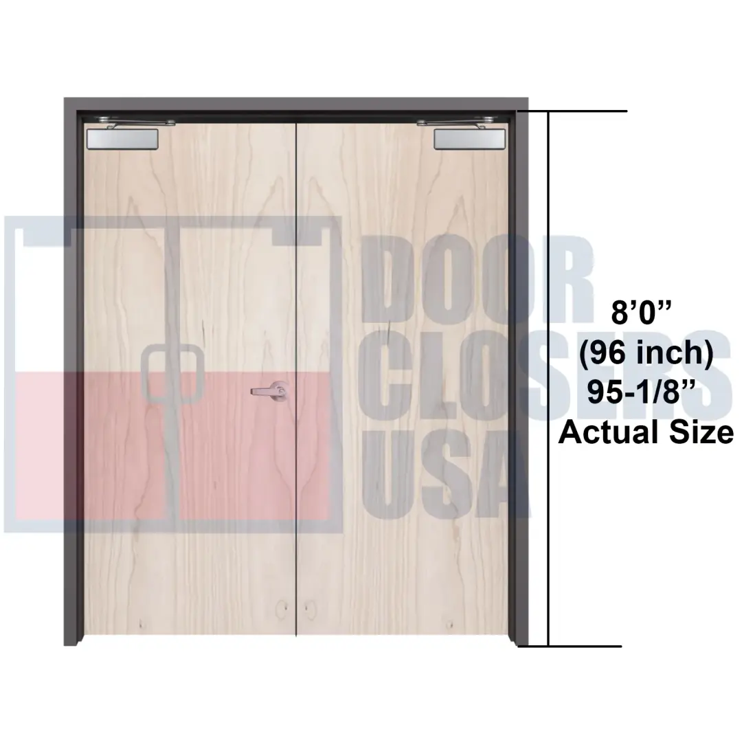 8'0" (96 inch)<br> Actual Height 95-1/4"